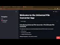 File Converter App Demo Using Python Streamlit Convert Files with Ease
