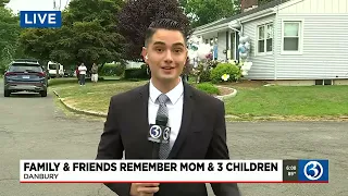 Family friends remember mother and 3 children found dead in Danbury