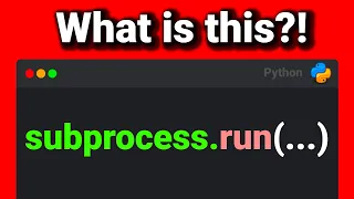 How to Run Multiple Python Scripts in One File Using subprocess run