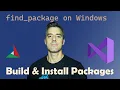 Build install and find dependencies CMake and find - package