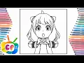 Spy x Family coloring Forger BPRTS - Sunshine NCS Release