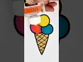 Glitter Ice Cream Coloring