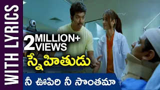 nee oopiri nee sonthama lyrical song snehitudu movie vijay thalapathy ileana rajshri telugu