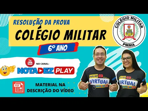 Download MP3 Resolução da Prova do Colégio Militar - 6º ano