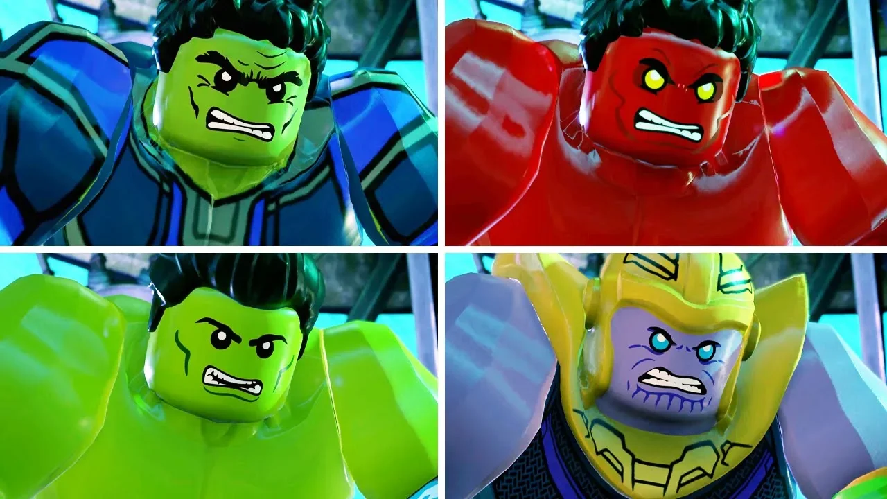 All Character Transformations in LEGO Marvel Super Heroes 2. 
