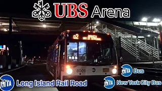 Belmont Park Station UBS Arena - LIRR Q2 Q110 Arena Shuttle Bus Action 21