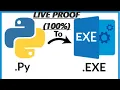 PY TO EXE EASIEST WAY WITH SOURCE CODE WITH LIVE PROOF