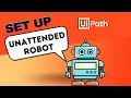 UiPath Setup Unattended Robot in Orchestrator Modern Folders Step By Step Beginners RPA