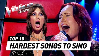 HARDEST SONGS to sing in The Blind Auditions on The Voice