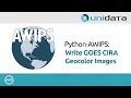 Python-AWIPS Write GOES CIRA Geocolor Images