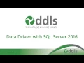 Webinar Becoming Data Driven with SQL Server 2016