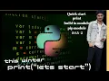python programming day-2 ep-1 quick start Built-in module pip module and uses of Print