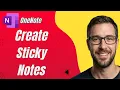 How To Create Sticky Post-It Notes With OneNote 2026 Guide