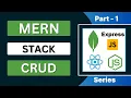 Setup Server and Install Dependencies MERN Stack CRUD Application Series -