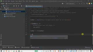 6 Multiplication table generator Python basics programming course