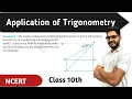 Class 10th Example 6 CH 9 Some Applications Of Trigonometry NEW NCERT CBSE BY RAJEEV SIR