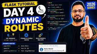 Flask Tutorial - Dynamic Routes URL Parameters