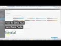 How To Setup Your WordPress Profile