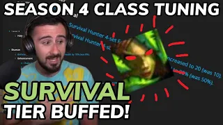 Class Tuning Survival Not Forgotten Plus More Small Buffs