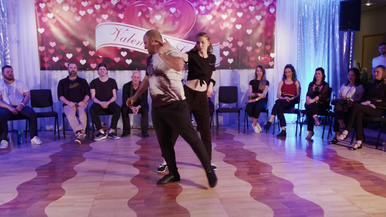 Noah Antebi & Anna Niedzialek - 1st place Advanced Jack&Jill Finals  - Valentine Swing 2023