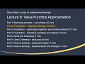 L8 Value Function Approximation P2-Objective function Mathematical Foundations of RL