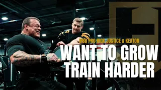 Tips To Target Back Growth Brutal Back Day with IFBB Pro Nick Justice Keaton HOSSTILE
