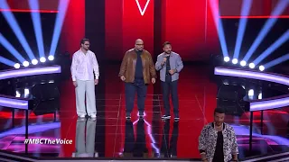 الحلقة السابعة   مرحلة المواجهة    لم يتوقف عن التصفيق   الكل بحالة صدمة من جمال صوتهم دندنها