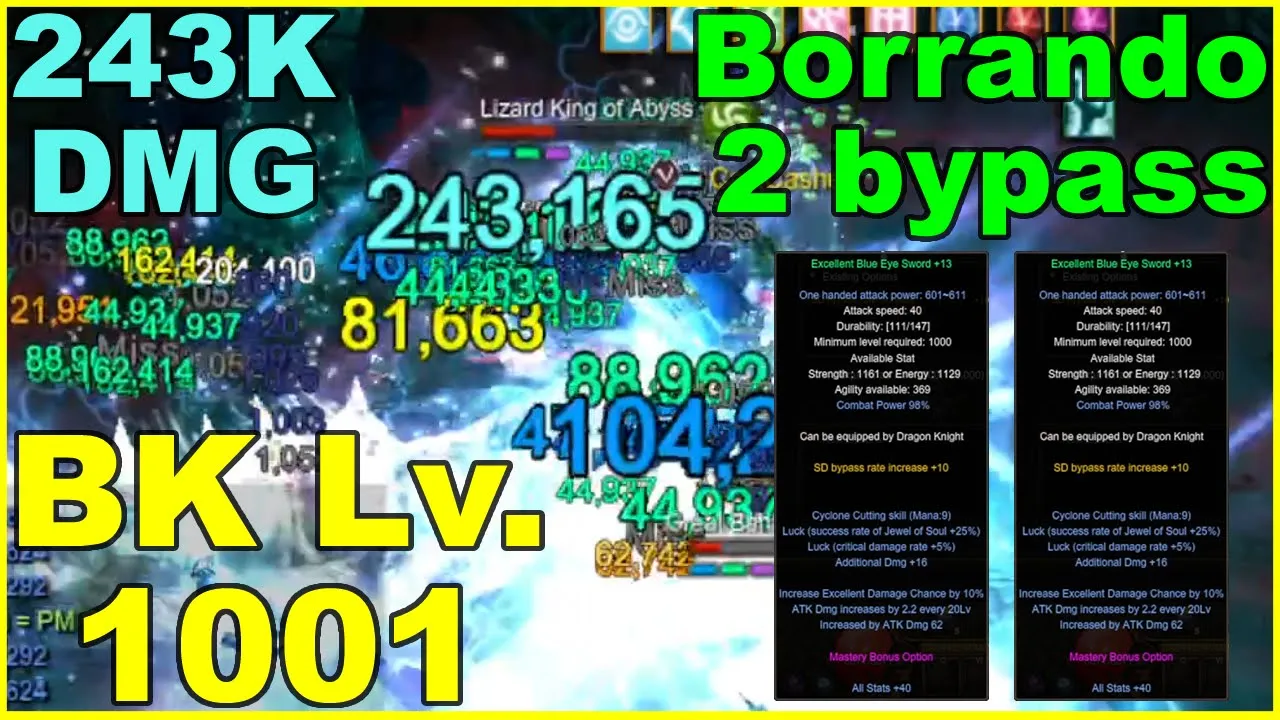 Bk Lvl 1001 (20 Lvls Por Dia) Borrando 2 Bypass | Mu Online