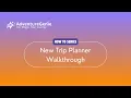 New Trip Planner Walkthrough