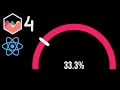 React Chart JS Draw Pointer on Half Doughnut Chart in Chart JS 4