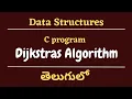 C program for Dijkstras Algorithm