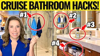 NEW Cruise Bathroom Hacks that Will *Instantly* Improve Your Cruise