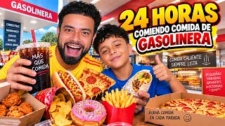 24 HORAS COMIENDO SOLO COMIDA DE GASOLINERA ⛽😱