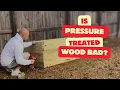 Building a RAISED GARDEN BED out of PRESSURE TREATED WOOD