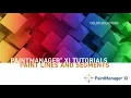 PaintManager XI Software Tutorials - How to Set up and Modify Paint Lines and Segments