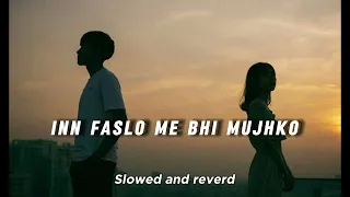 mustafa zahid inn faslo meni bhi mujhko slowedandreverb hindi songs