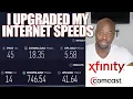 Xfinity internet speed increase