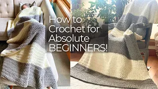 Learn To Crochet For Absolute BEGINNERS 