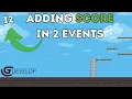 Displaying Score on TEXT - GDevelop