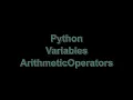 Python Variable Arithmetic Operators Master Basics in Minutes