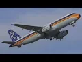 4K Evening Departures at Detroit Metro Airport
