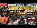 LIVE Ohio Bike Week 2026 Walking Sandusky Streets - Is It All Hype