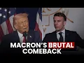 Lagu Trump Mocks, Macron Retorts: Watch How French President Hit Back At Donald Trump