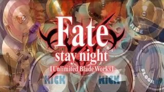 fate stay night unlimited blade works s2 op full brave shine by aimer real drum cover