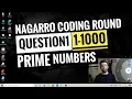 Nagarro coding round question 2020 prime numbers count between a given range