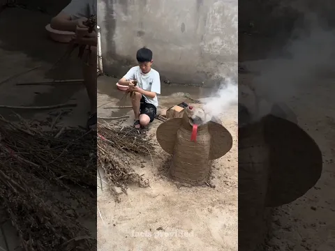 Chintu made a huge snake from the stove.#shorts #trending #viral