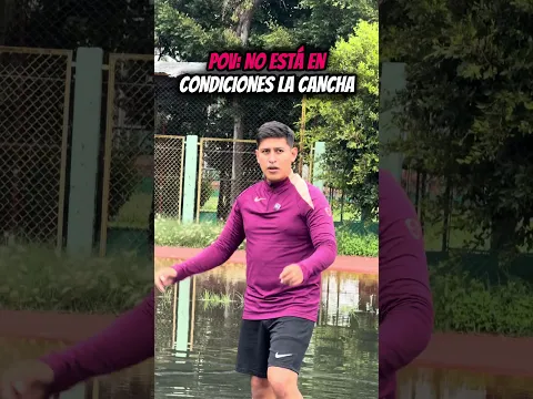 se cancela tu partido por lluvia 😔