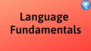 Language Fundamentals