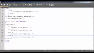 Select Case In Vbscript Tamil