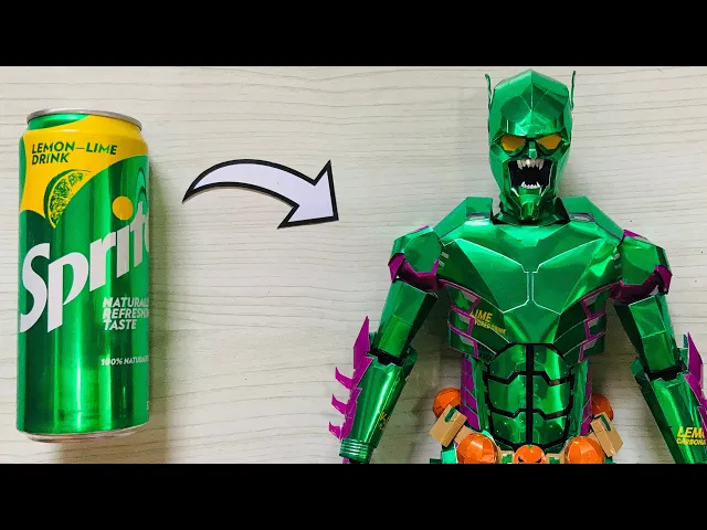 Homemade Armored Green Goblin Using Soda Cans | IronGoblin | Save Those Cans